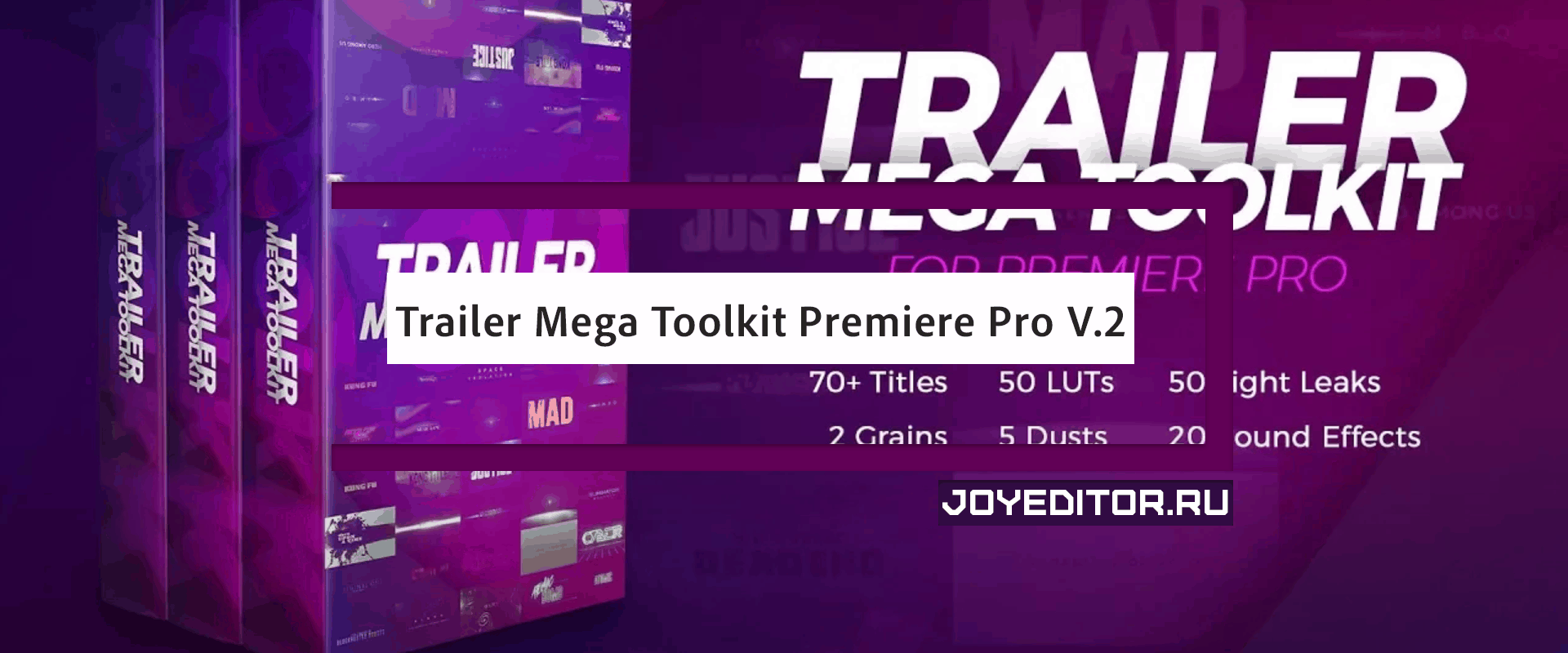 Trailer Mega Toolkit Premiere Pro V.2