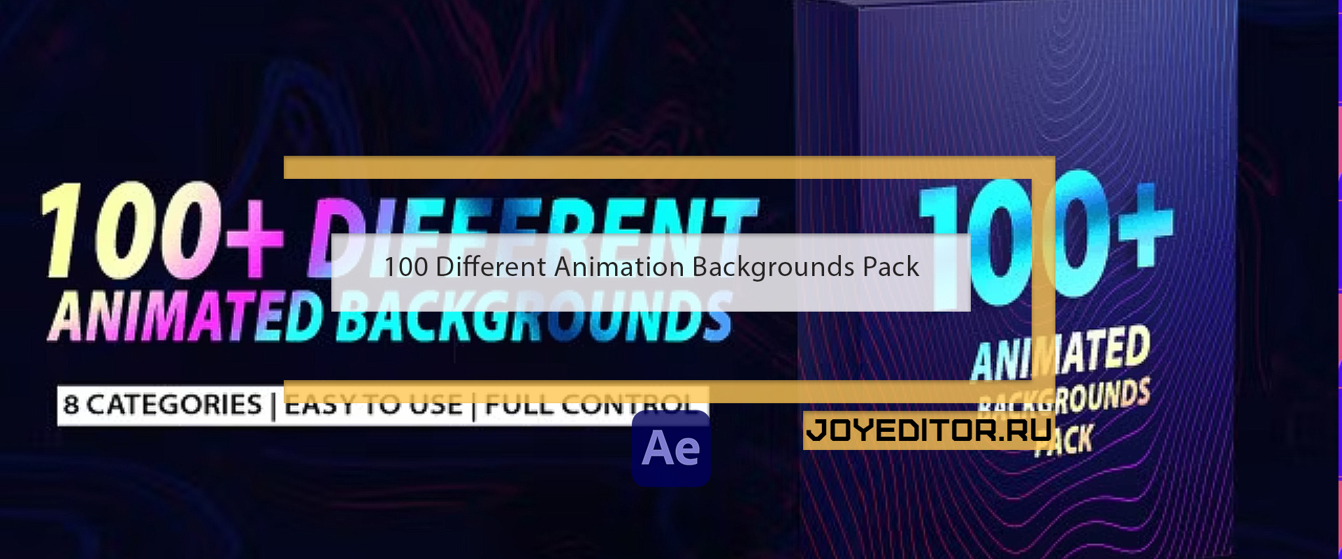 100 Different Animation Backgrounds Pack